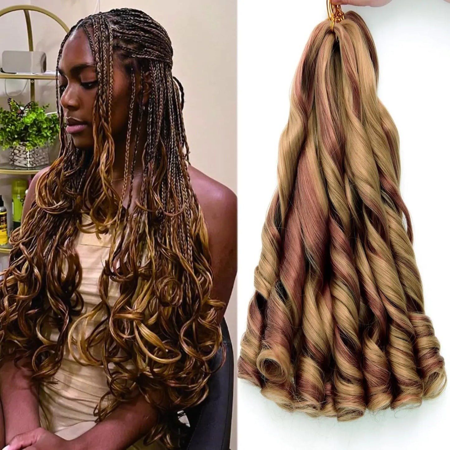 Candy Curl Tree Braid Hair