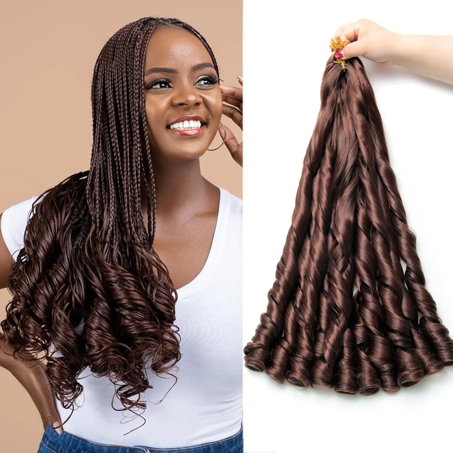 Candy Curl Tree Braid Hair