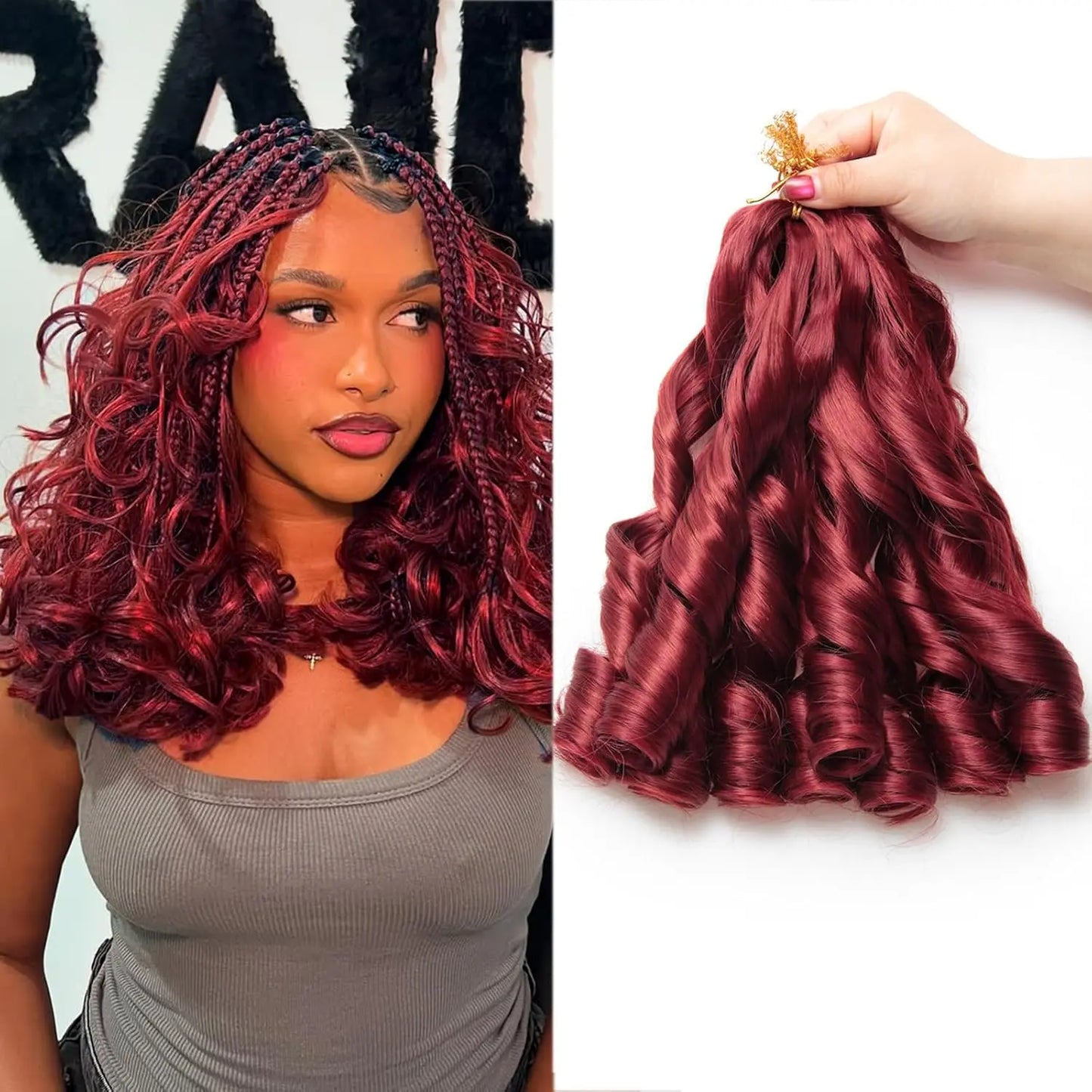 Candy Curl Tree Braid Hair