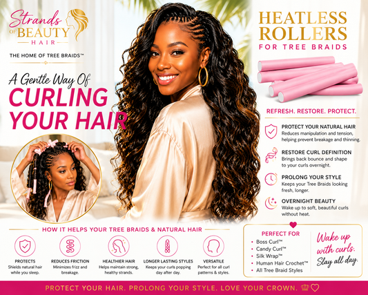 Heatless Tree Braid Rollers