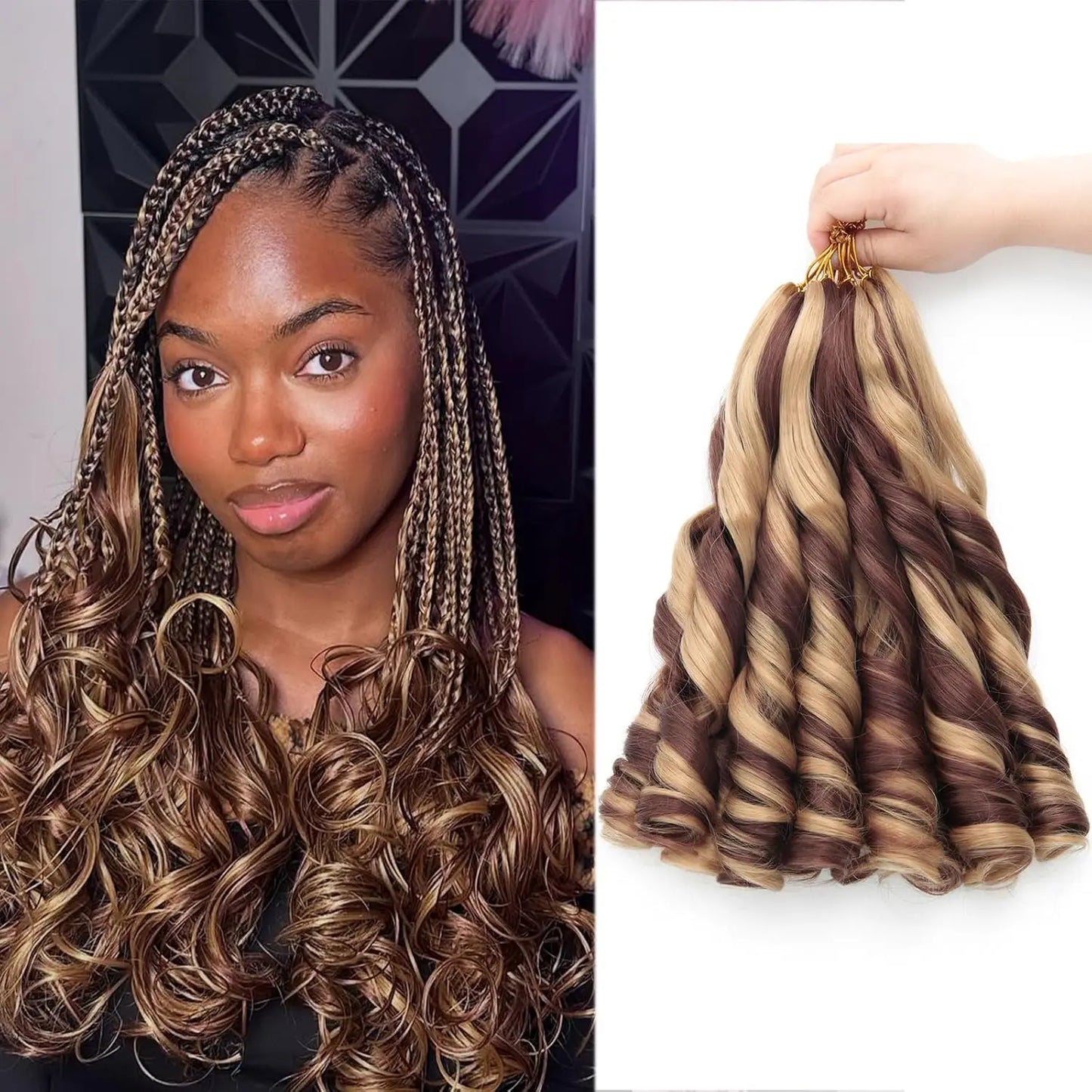 Candy Curl Tree Braid Hair