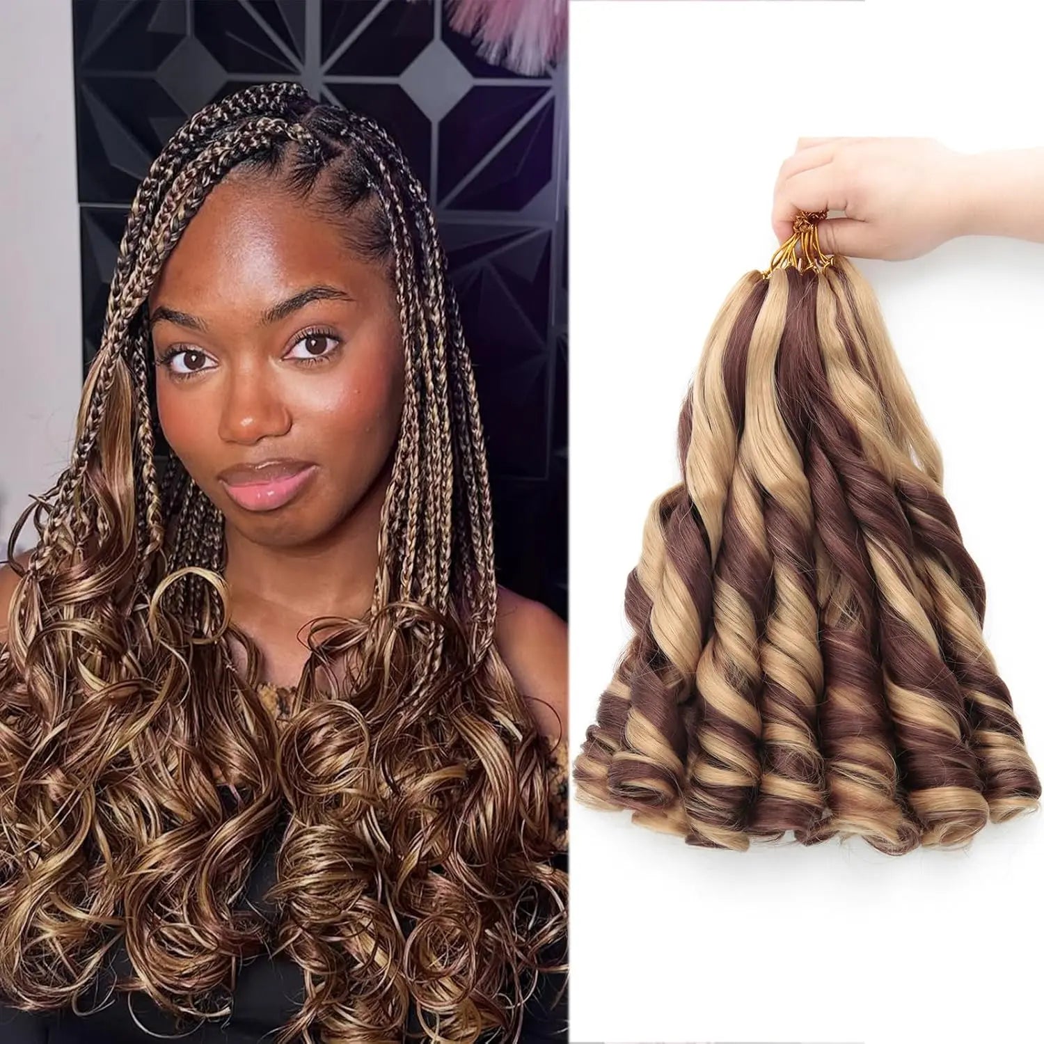 Candy Curl Tree Braid Hair
