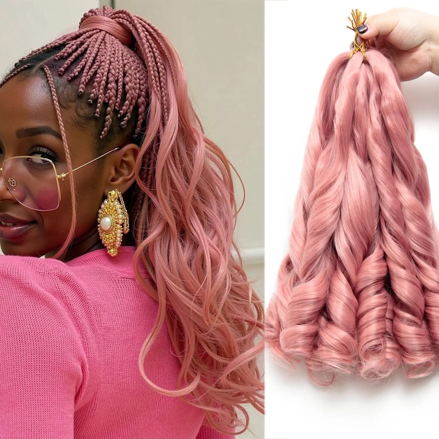 Candy Curl Tree Braid Hair