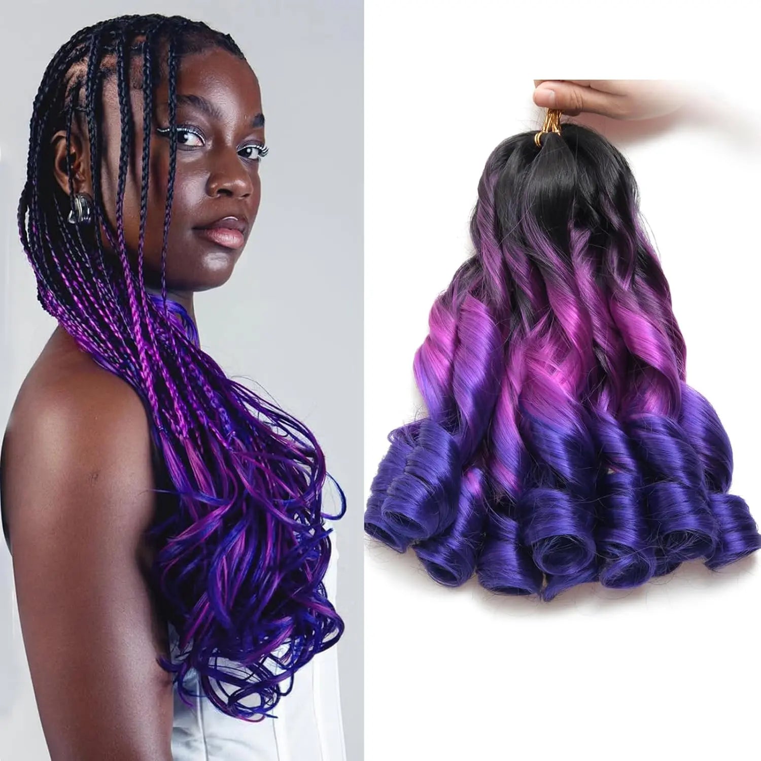 Candy Curl Tree Braid Hair